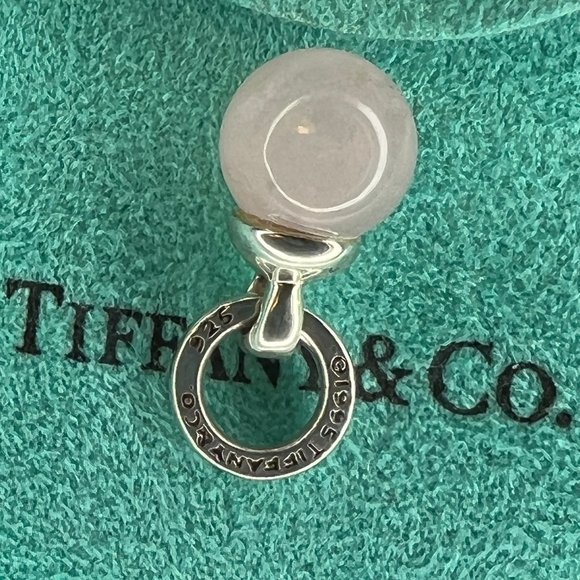 Tiffany & Co. Silver Fascination Pink Quartz Ball Charm - Picture 9 of 10